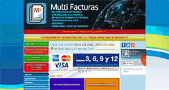 Desktop Screenshot of multifacturas.com