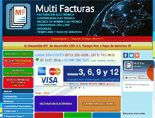 Tablet Screenshot of multifacturas.com